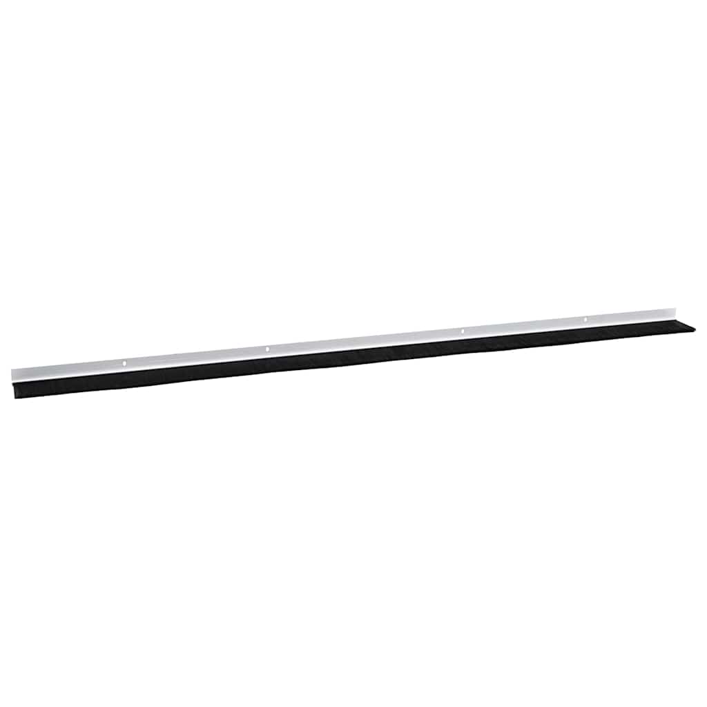 Držač četke za vrata 12 pcs Bijelo 100 cm Aluminijski legura