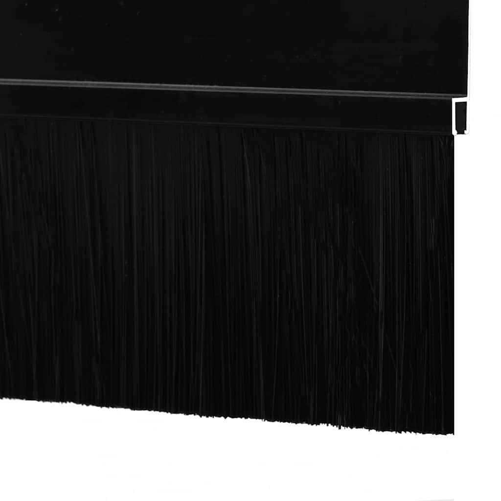 Samoljepljivi pečati za vrata 6 pcs Crna 100 cm