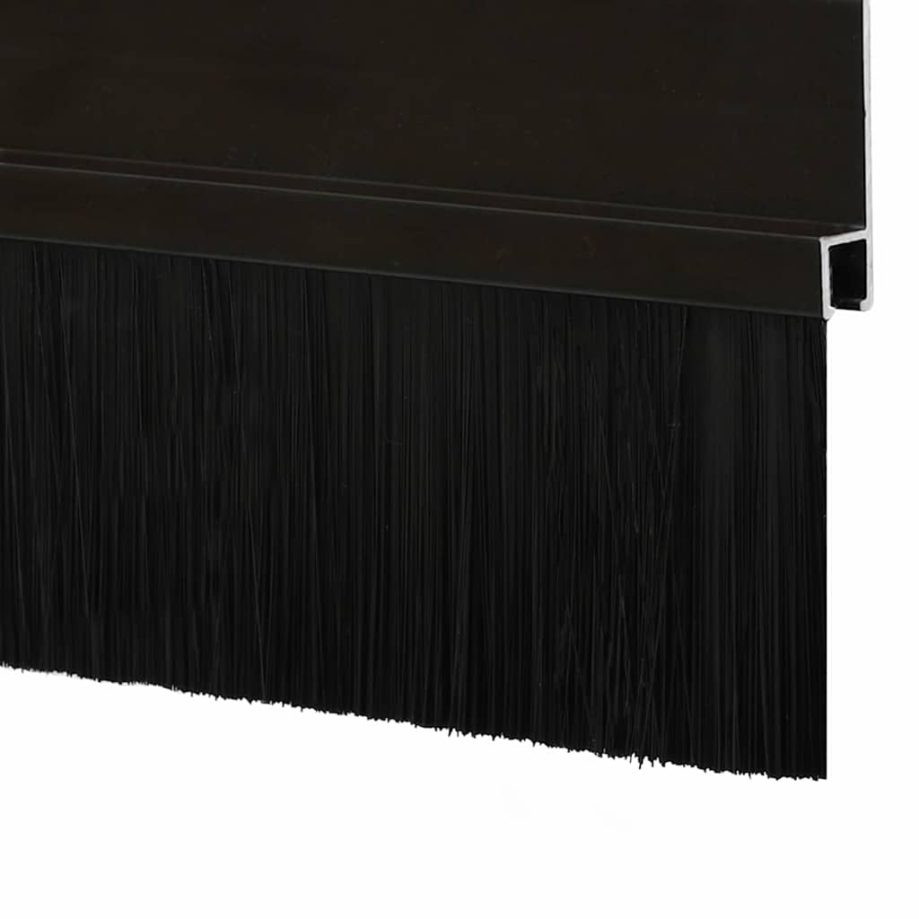Samoljepljivi pečati za vrata 12 pcs Crna 100 cm