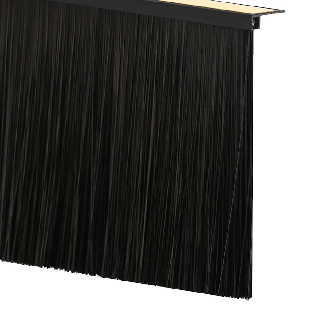 Samoljepljivi pečati za vrata 2 pcs Crna 100 cm