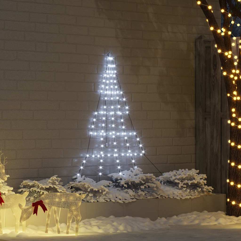 LED Božićno drvce s zemljanim klinovima Hladna bijela 182 cm