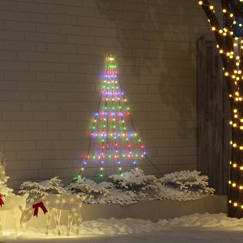 LED Božićno drvce s zemljanim klinovima Šareni 182 cm Metal