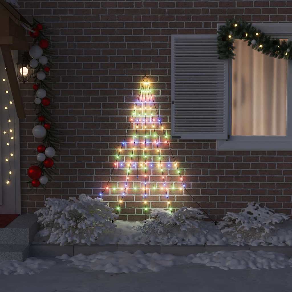 LED Božićno drvce s zemljanim klinovima Šareni 182 cm Metal
