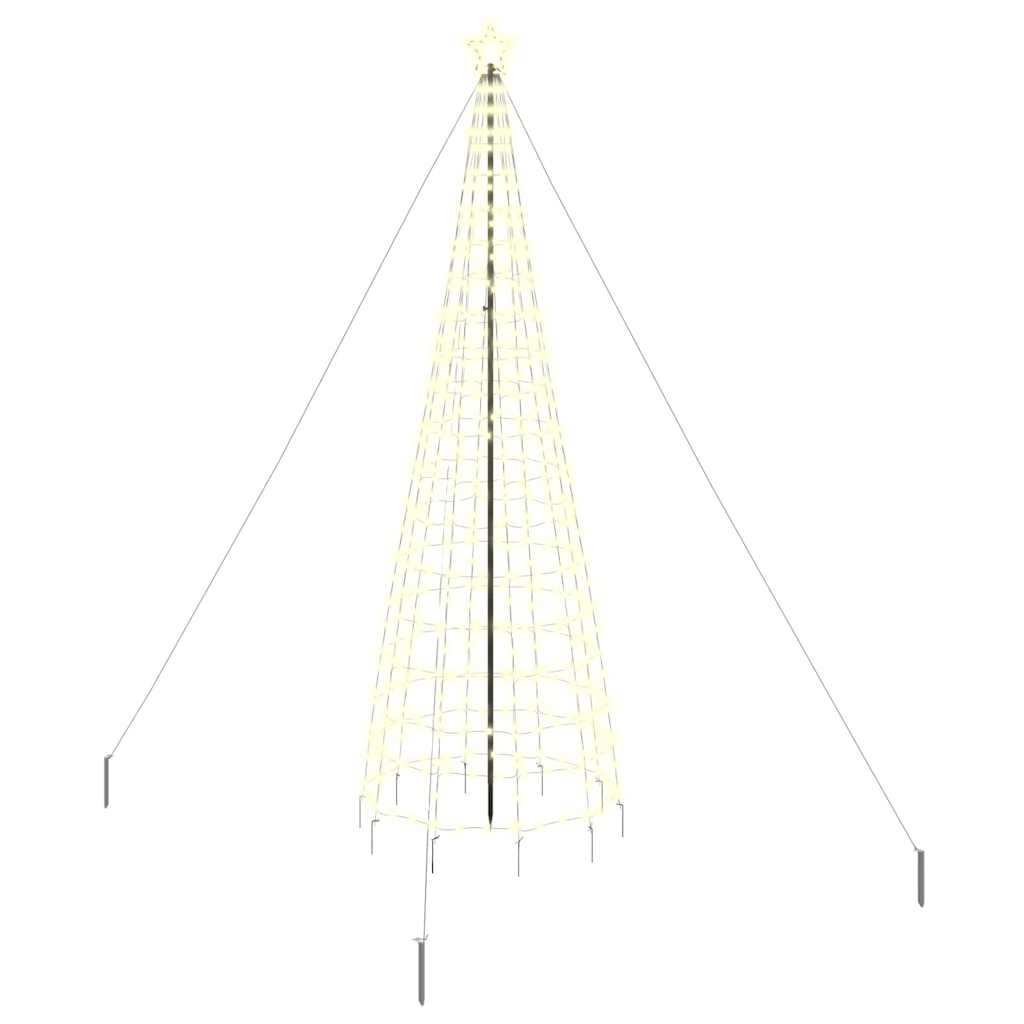 LED božićno drvce EKENAS 400 cm 800 LED lampica Topla bijela