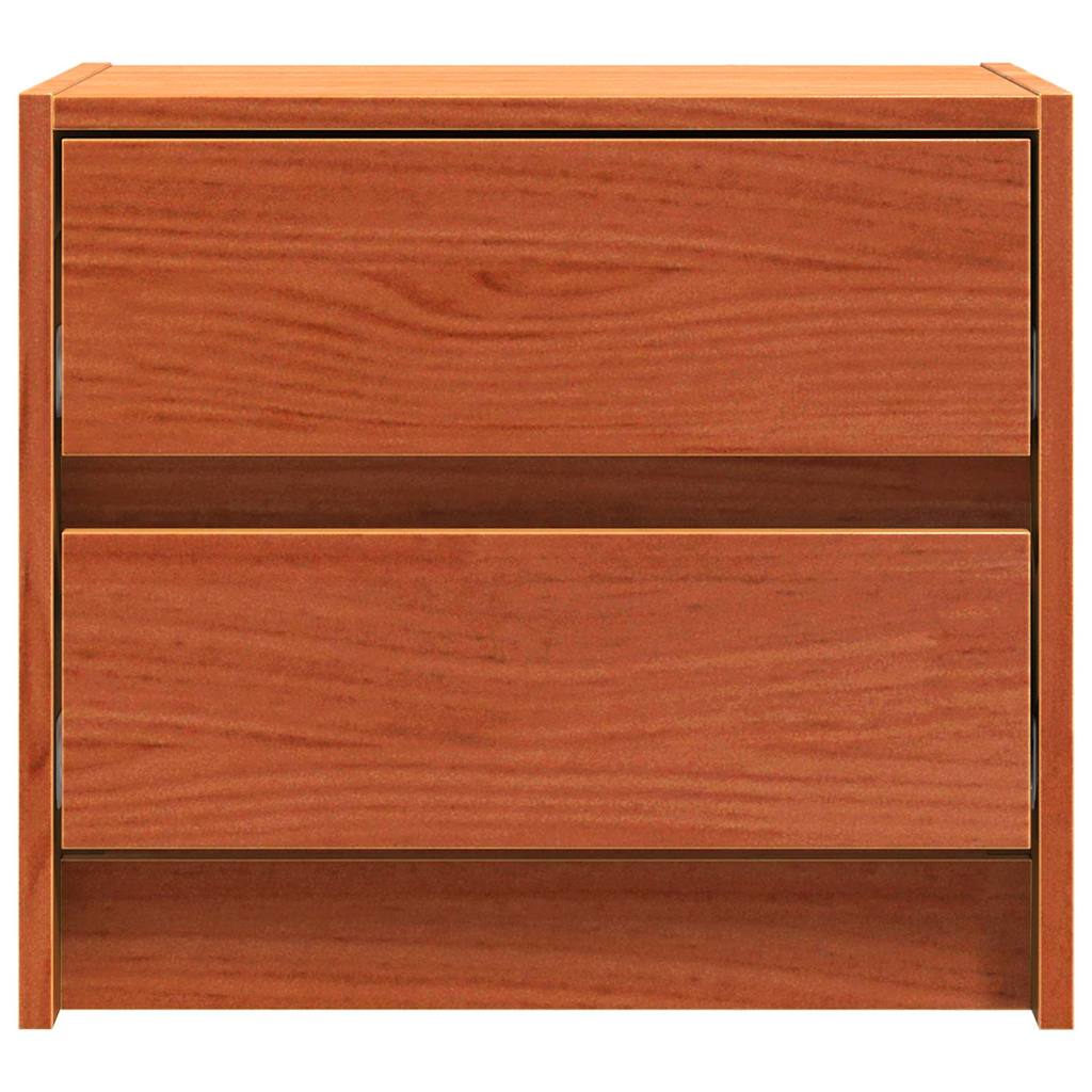 Noćni ormarići Vosak smeđa 40 x 30.5 x 35.5 cm Borovina