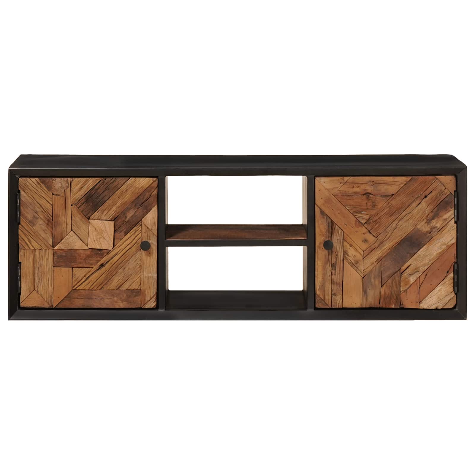 TV ormar s policom s pohranom s vratima 105 x 30 x 35 cm