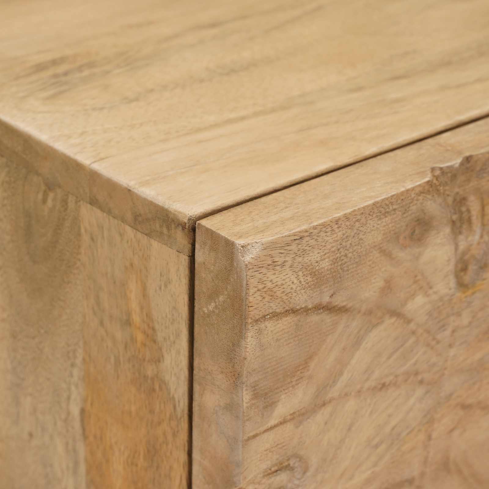Ručno rađeni noćni ormarić Tamnije smeđi teak 40 x 30 x 20 cm
