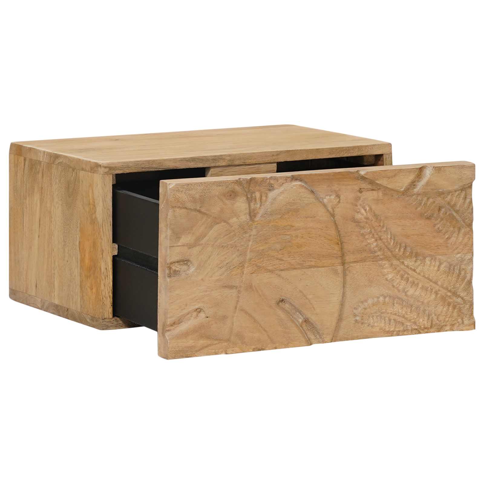 Ručno rađeni noćni ormarić Tamnije smeđi teak 40 x 30 x 20 cm