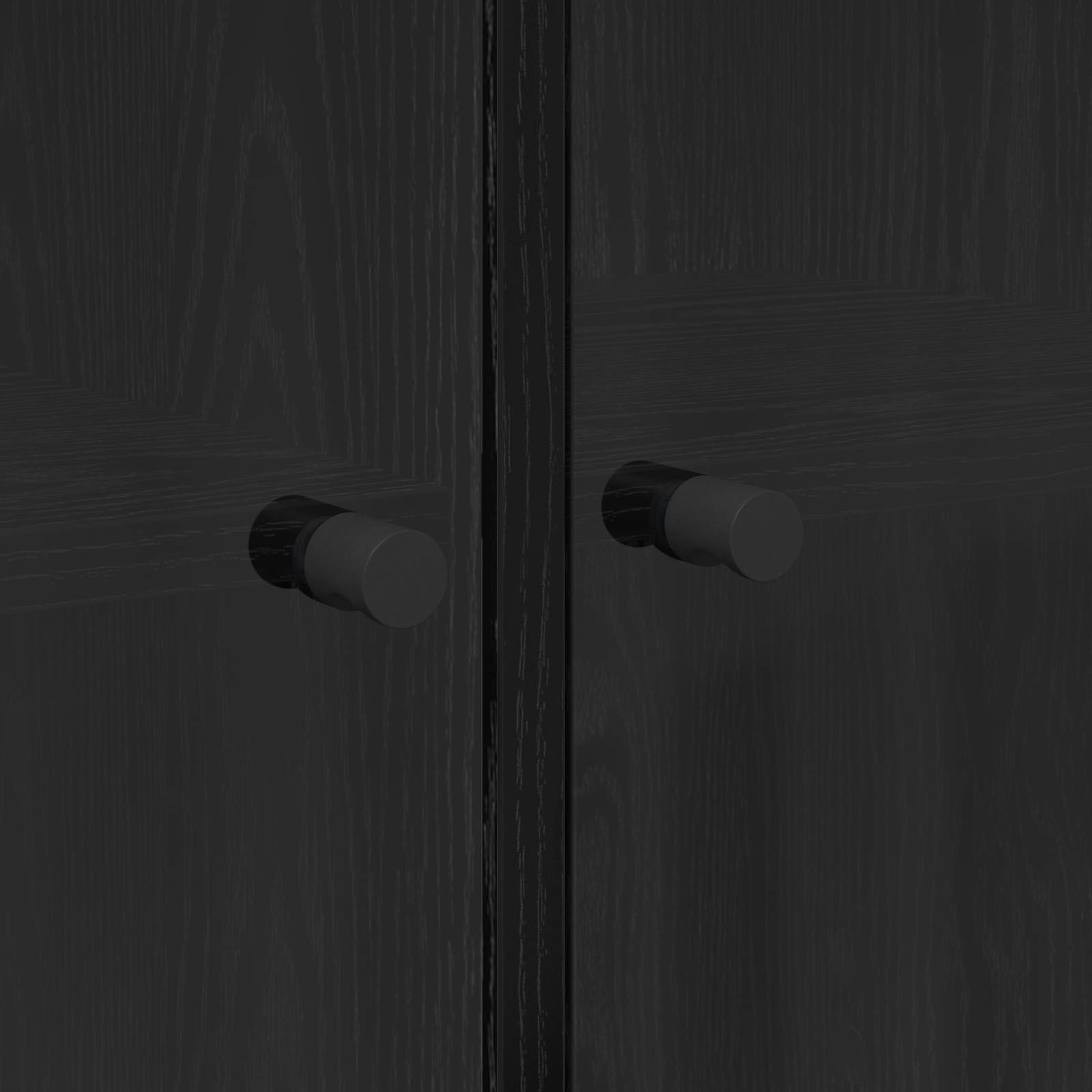 Highboard Crni hrast 68 x 37 x 142 cm Konstruirano drvo