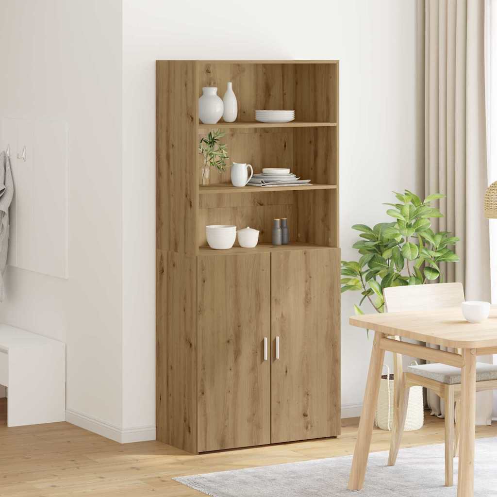 Highboard Umjetnički hrast 80 x 42,5 x 185 cm Konstruirano drvo