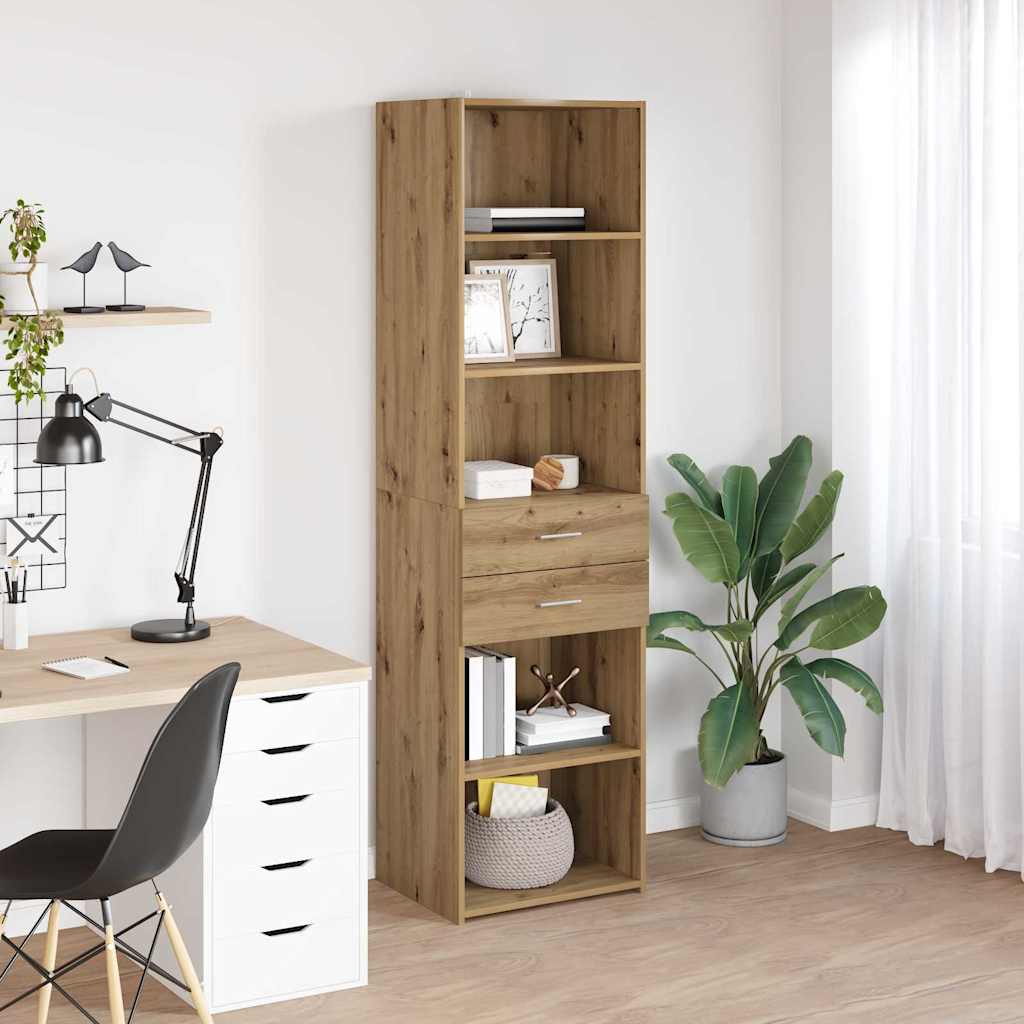 Highboard Umjetnički hrast 45 x 42,5 x 185 cm Konstruirano drvo