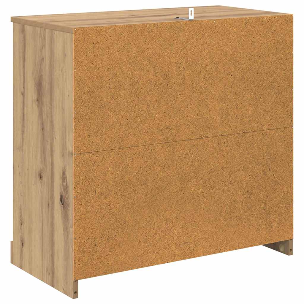 Komode s ladicama 2 pcs Umjetnički hrast 70 x 35,5 x 67,5 cm