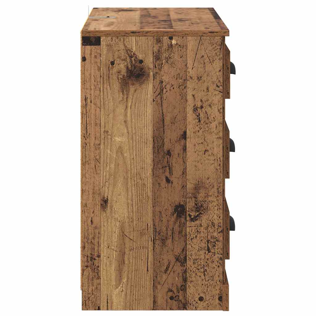 Komode 2 pcs Staro drvo 70 x 35,5 x 67,5 cm Konstruirano drvo