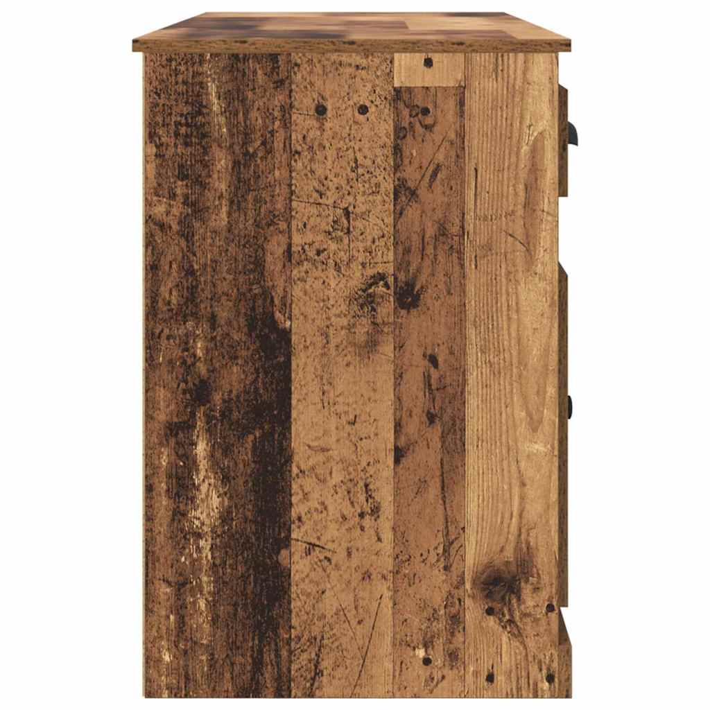 Stol s ormarom Staro drvo 154,5 x 50 x 75 cm Konstruirano drvo