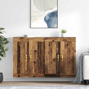 Kabinetski zidni Zidne 2 pcs Staro drvo 69,5 x 34 x 90 cm