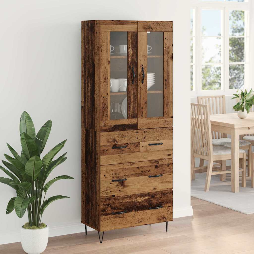 Highboard Staro drvo 69,5 x 34 x 90 cm Konstruirano drvo