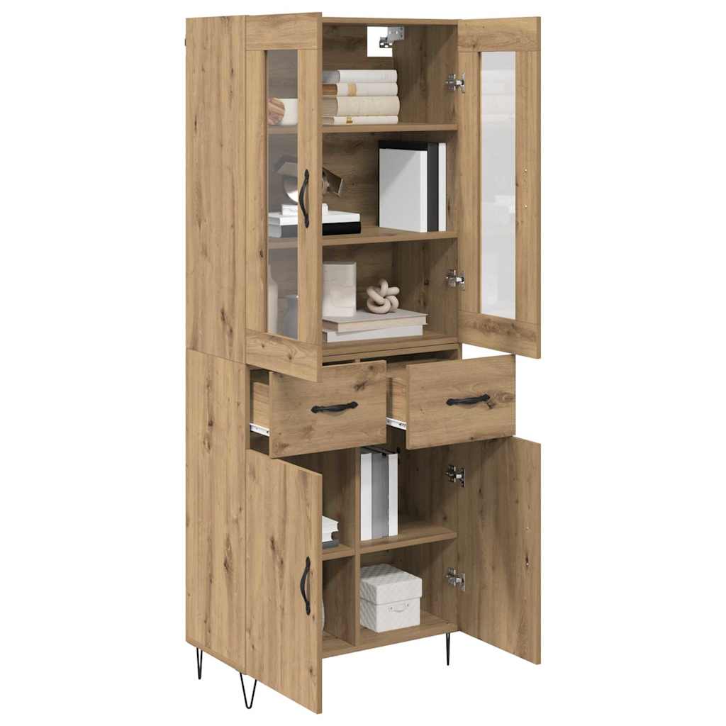 Highboard Umjetnički hrast 69,5 x 34 x 90 cm Konstruirano drvo