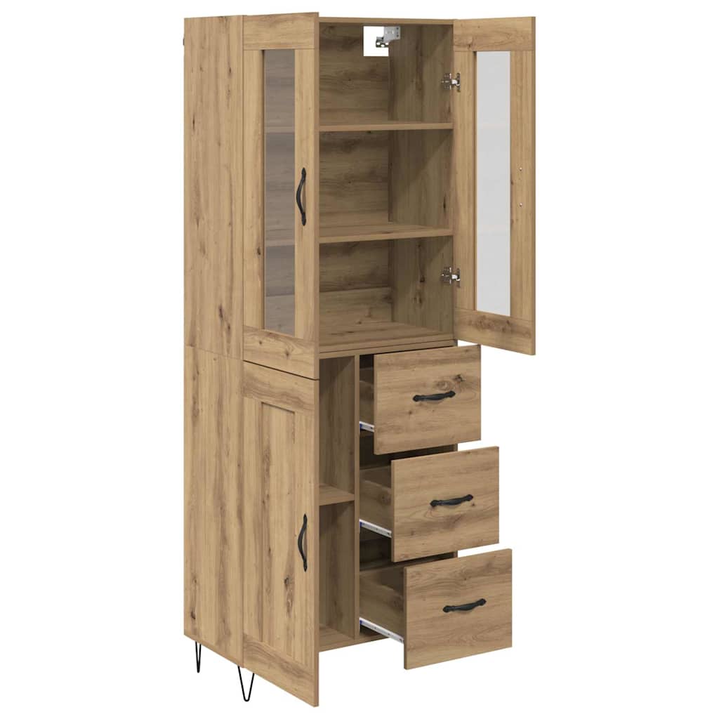 Highboard Umjetnički hrast 69,5 x 34 x 90 cm Konstruirano drvo