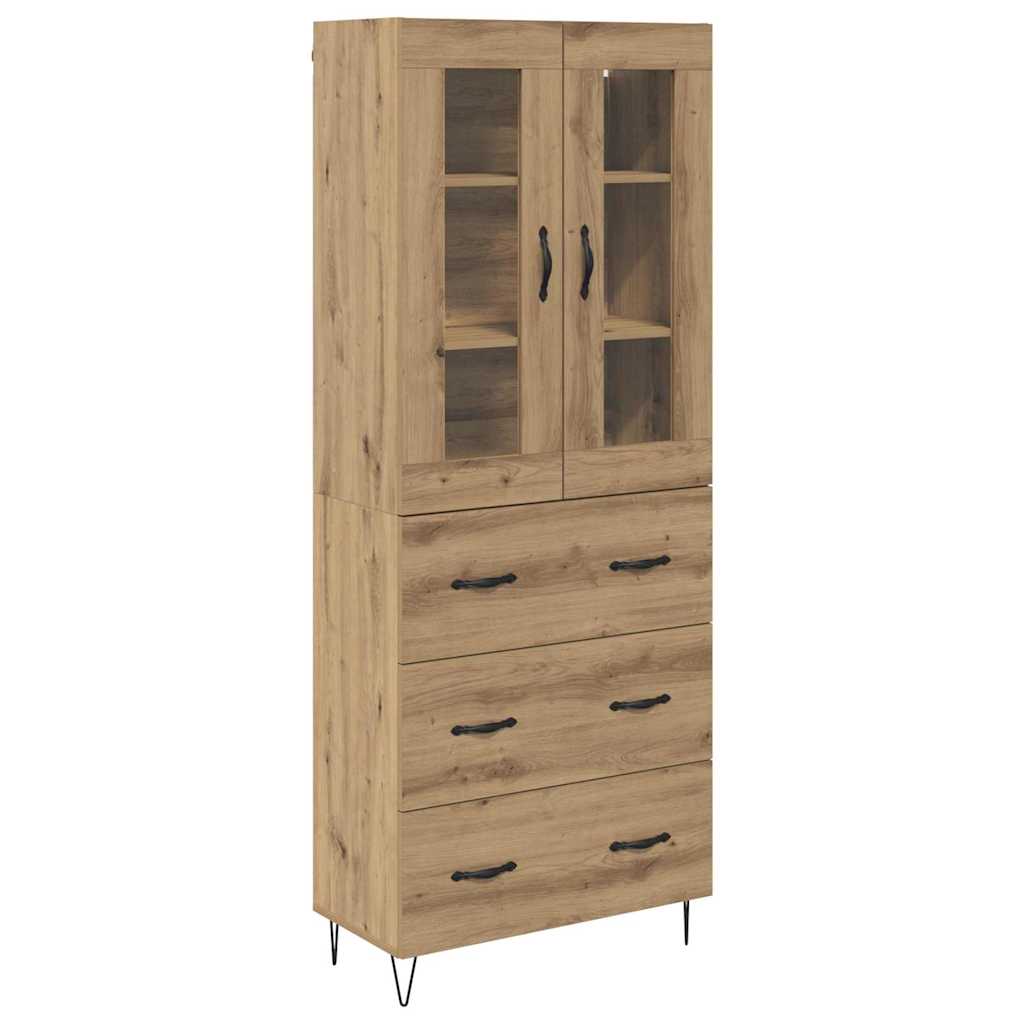 Highboard Umjetnički hrast 69,5 x 34 x 90 cm Konstruirano drvo