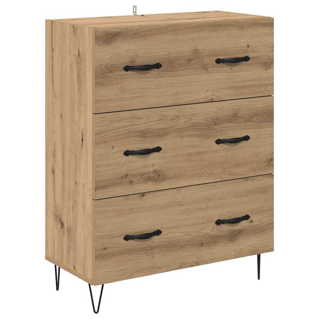 Highboard Umjetnički hrast 69,5 x 34 x 90 cm Konstruirano drvo