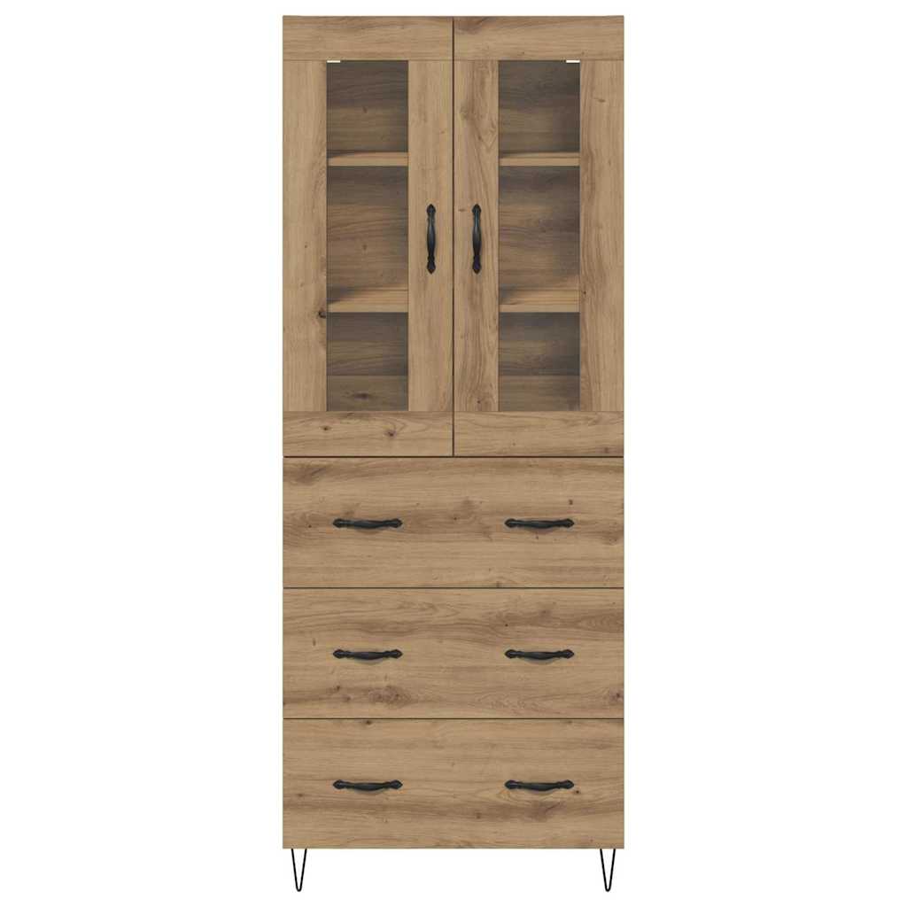 Highboard Umjetnički hrast 69,5 x 34 x 90 cm Konstruirano drvo