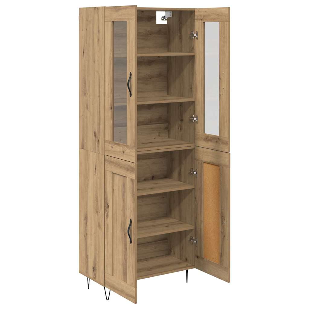 Highboard Umjetnički hrast 69,5 x 34 x 90 cm Konstruirano drvo