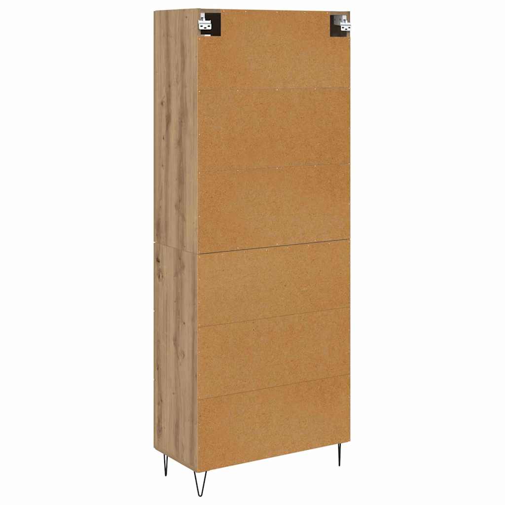 Highboard Umjetnički hrast 69,5 x 34 x 90 cm Konstruirano drvo