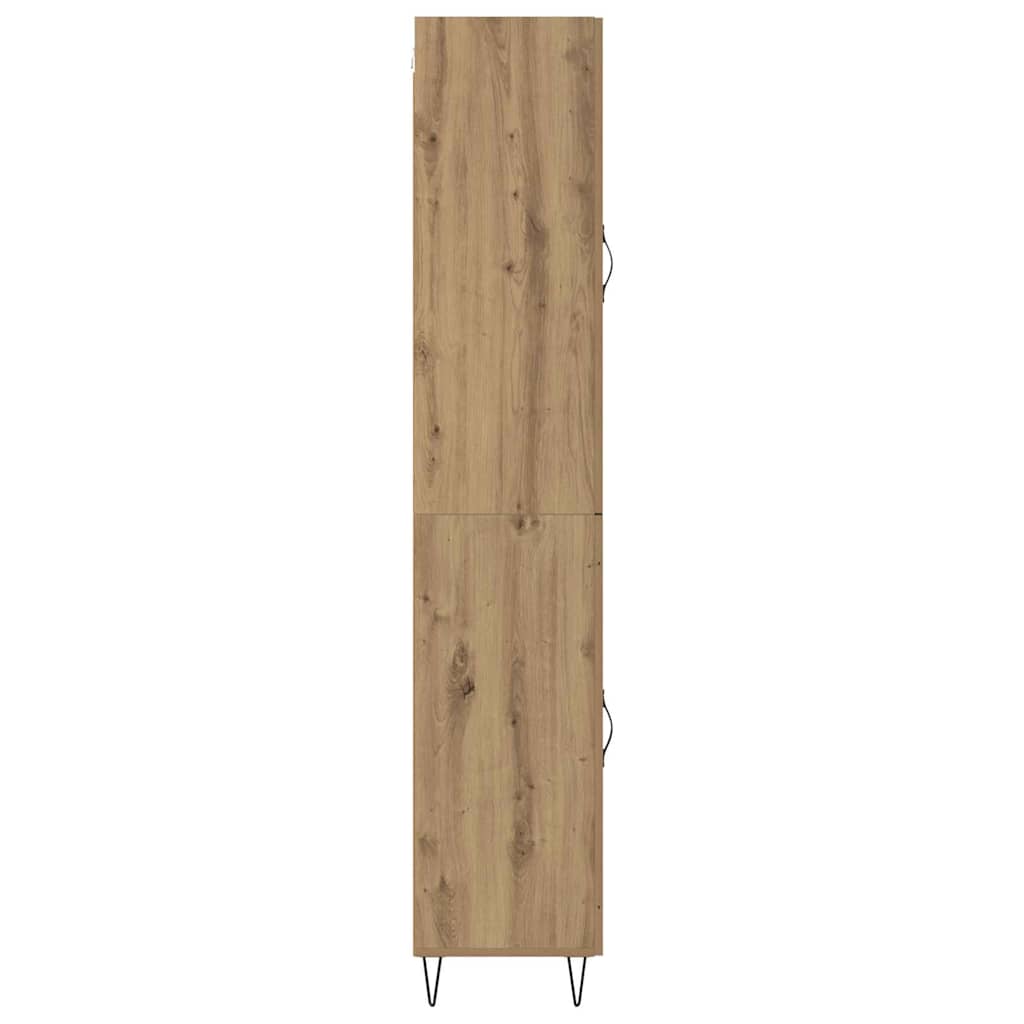 Highboard Umjetnički hrast 34,5 x 34 x 90 cm Konstruirano drvo