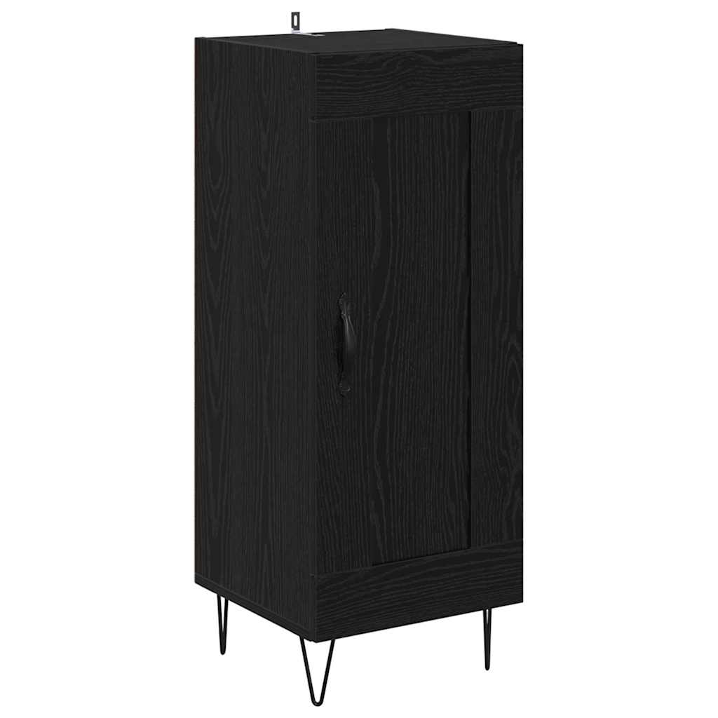Highboard Crni hrast 34,5 x 34 x 90 cm Konstruirano drvo