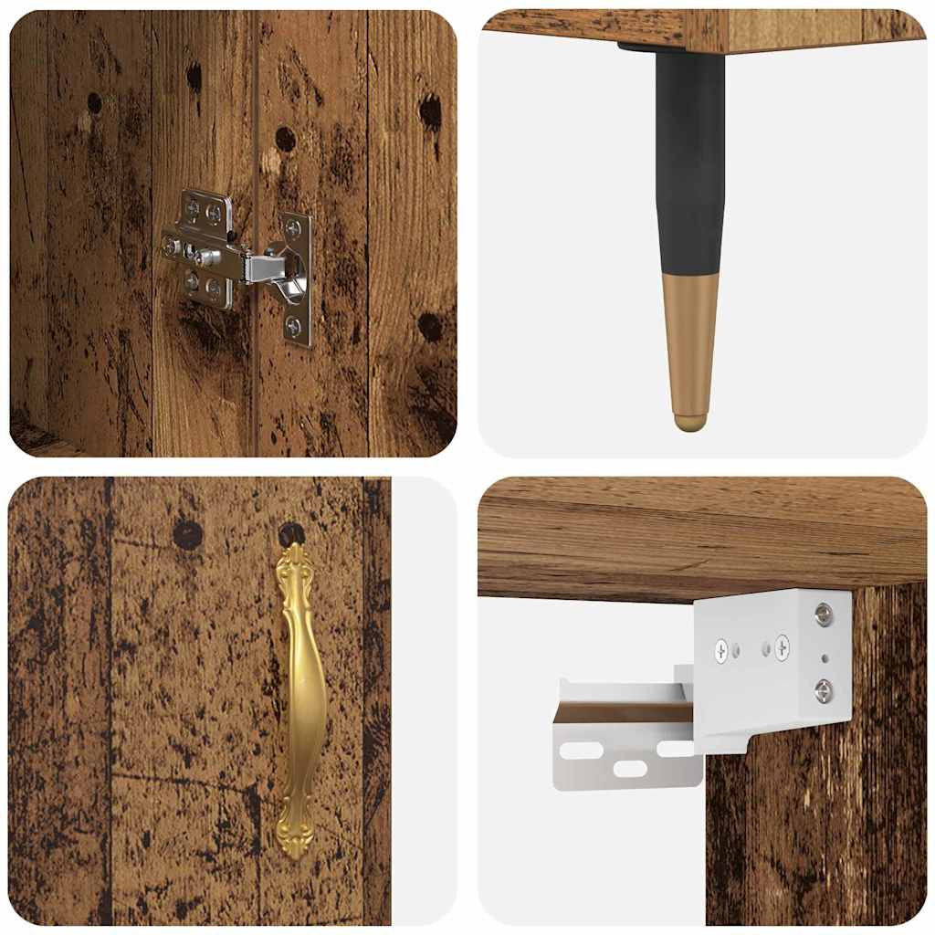 Highboard Staro drvo 69,5 x 34 x 90 cm Konstruirano drvo