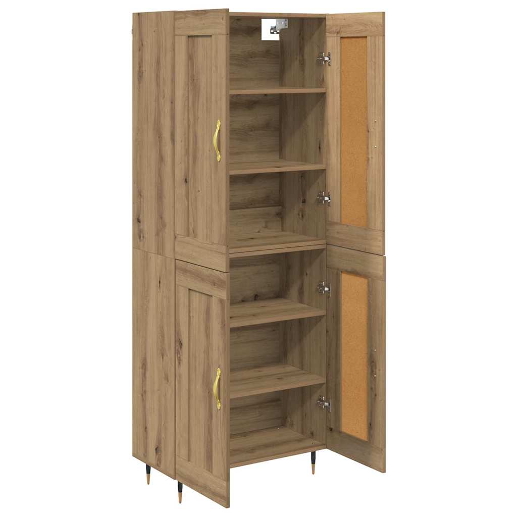 Highboard Umjetnički hrast 69,5 x 34 x 90 cm Konstruirano drvo