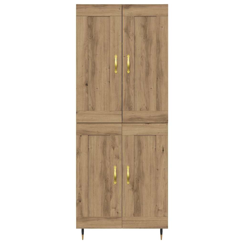 Highboard Umjetnički hrast 69,5 x 34 x 90 cm Konstruirano drvo