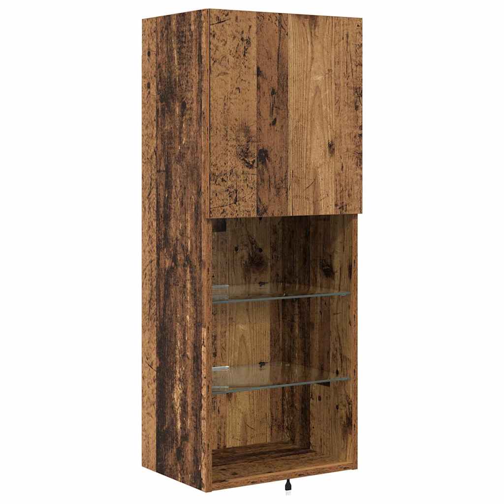 TV zidne jedinice Zidne 4 pcs Staro drvo Konstruirano drvo