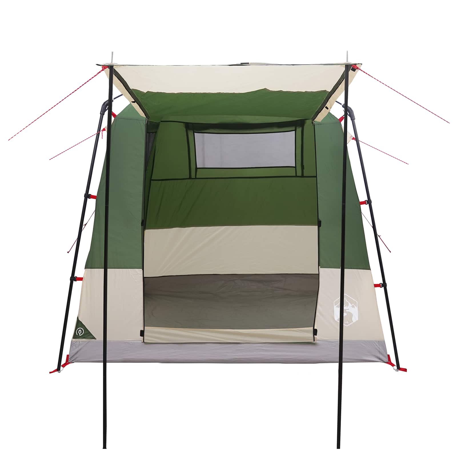 Šator za zabave Zelena 4 osobe 185T Poliester s PU premazom
