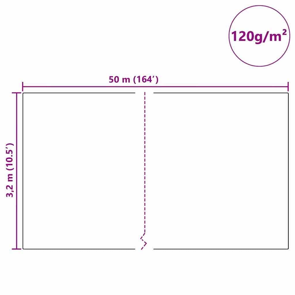 Flis za zaštitu biljaka od mraza Bijelo 50 x 3,2 m