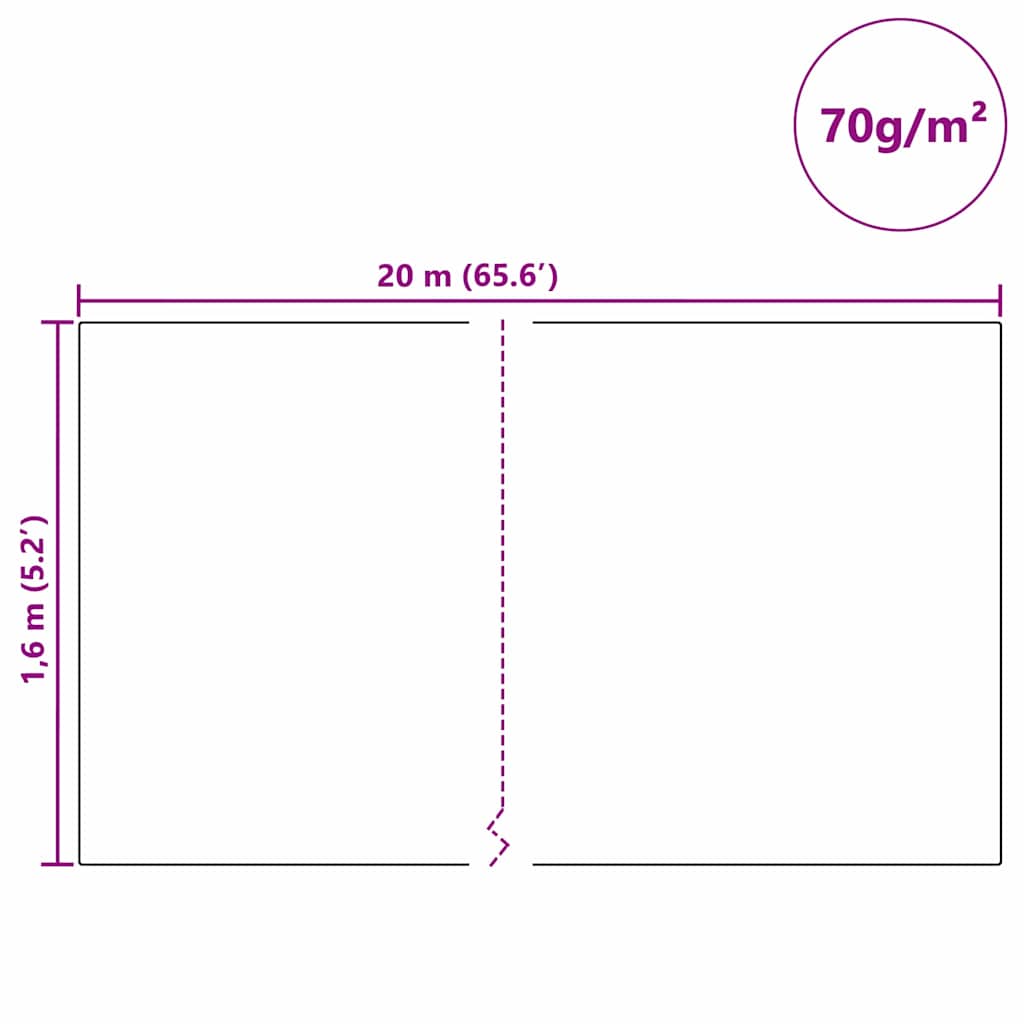 Flis za zaštitu biljaka od mraza Zelena 20 x 1,6 m