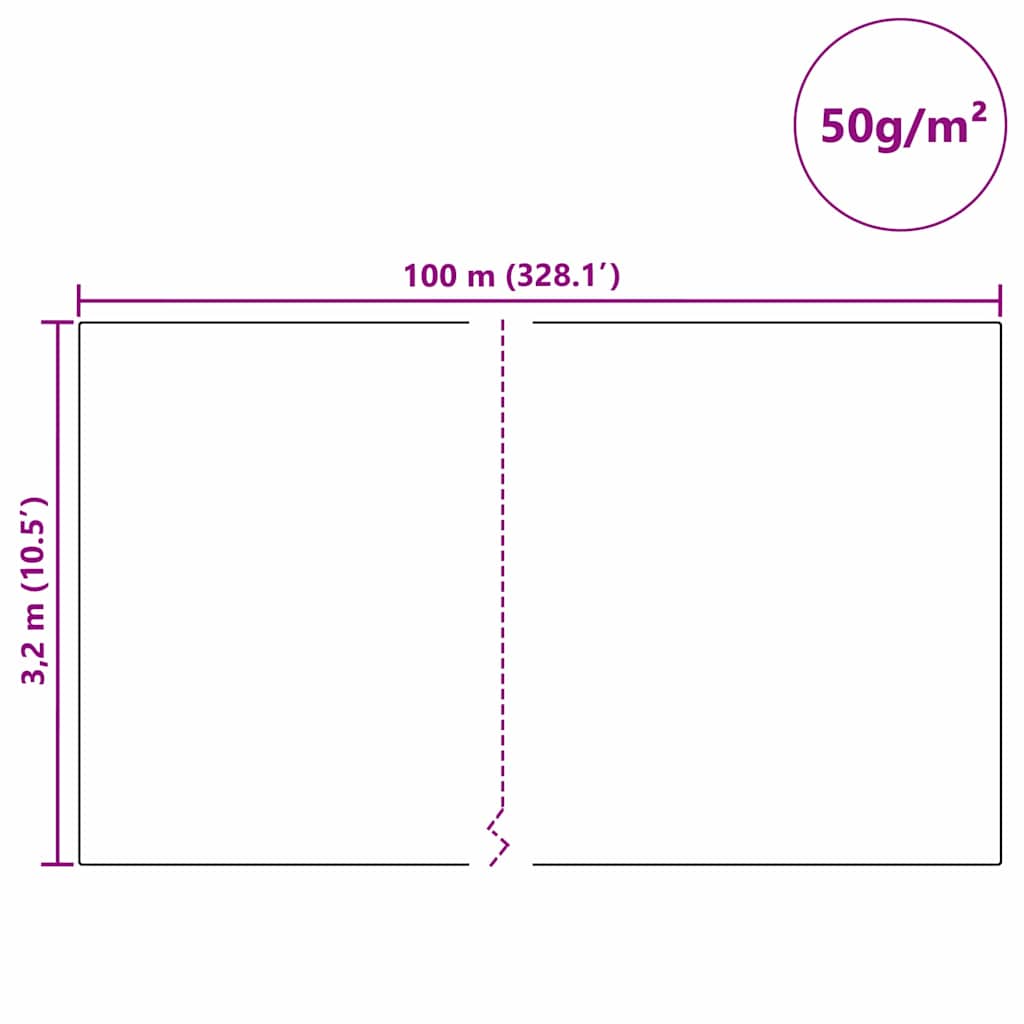 Flis za zaštitu biljaka od mraza Zelena 100 x 3,2 m