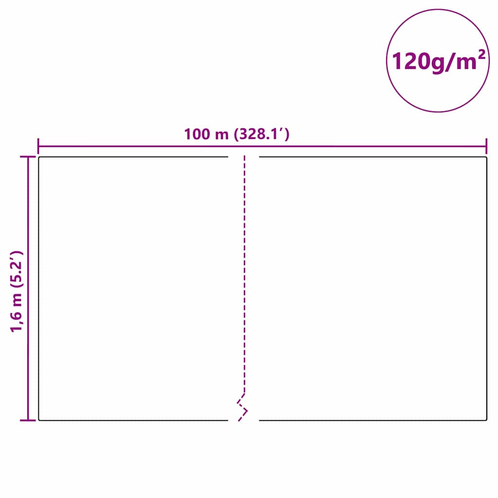 Flis za zaštitu biljaka od mraza Bež 100 x 1,6 m