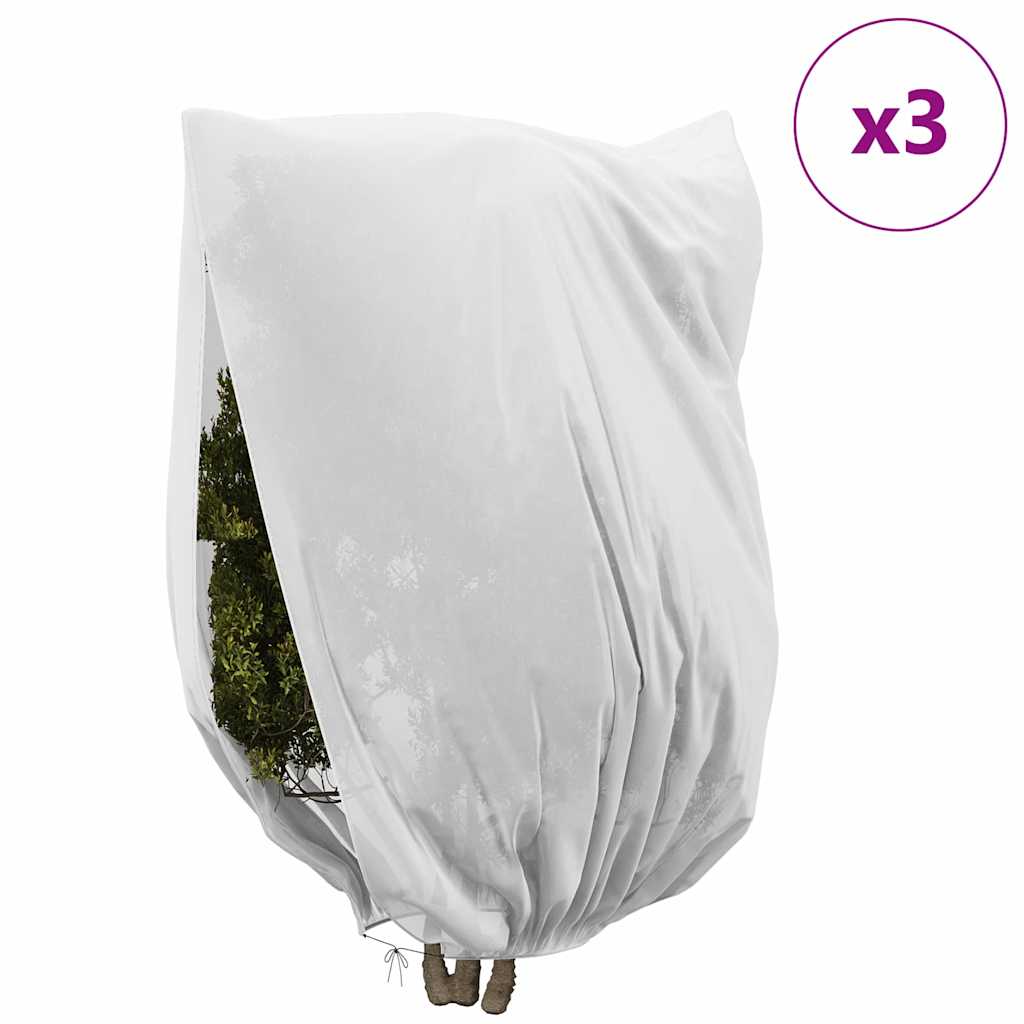 Pokrijte biljke od mraza flis pokrivačem 3 pcs Bijelo