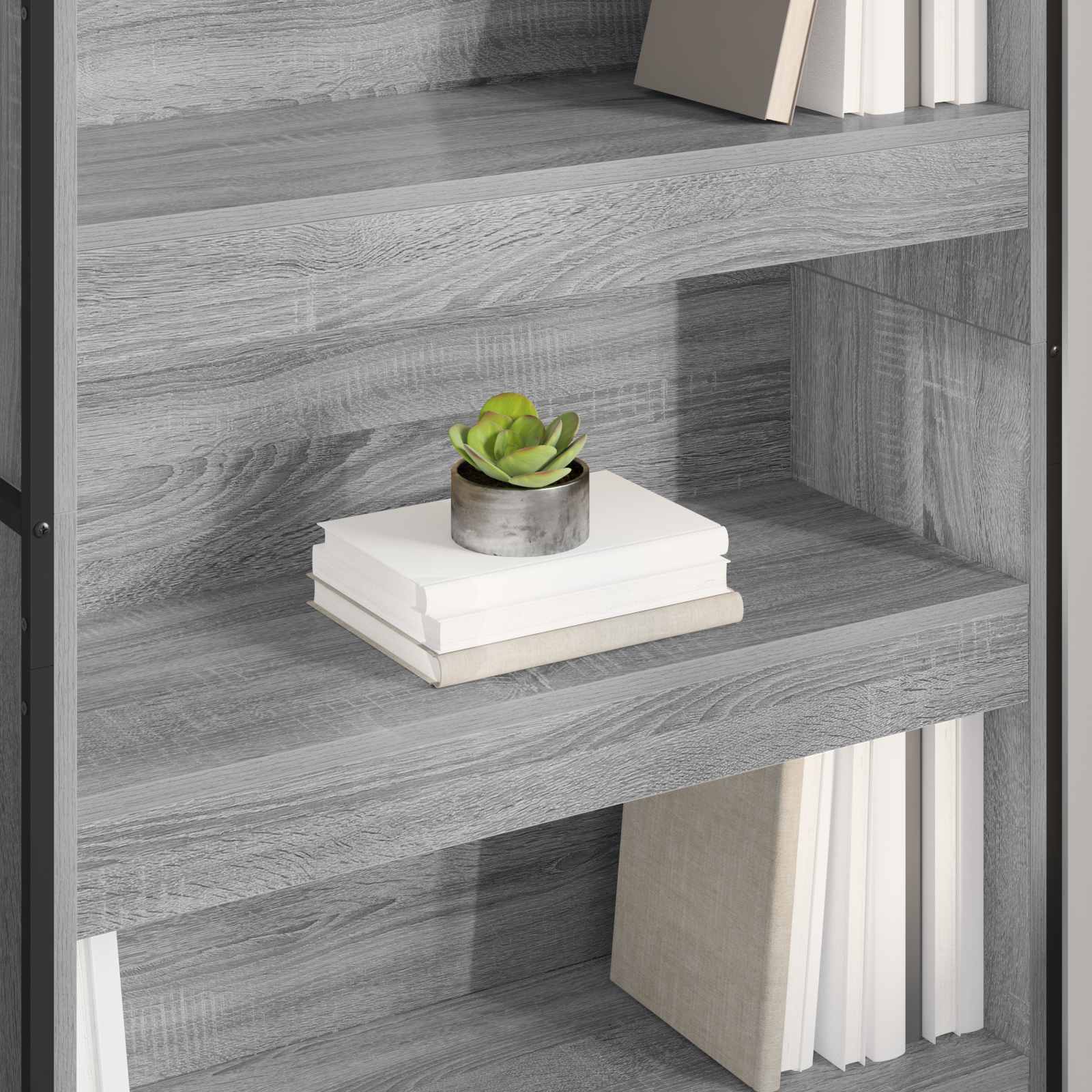 Ormarić za knjige 2 pcs Siva Sonoma 80 x 30 x 189,5 cm