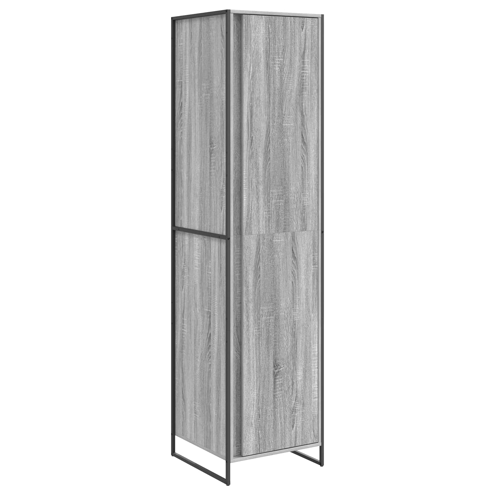 Ormar s pohranom Siva Sonoma 50 x 50 x 200 cm Konstruirano drvo