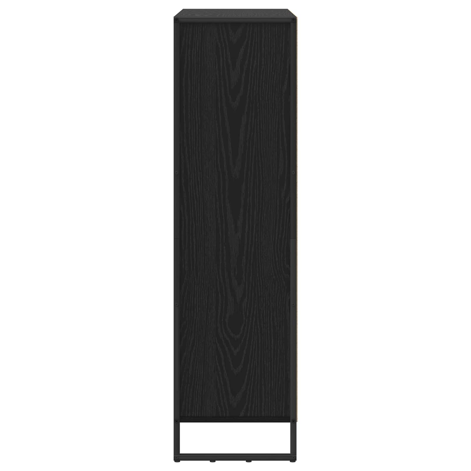 Ormarić za knjige 2 pcs Crni hrast 99,5 x 30 x 108 cm
