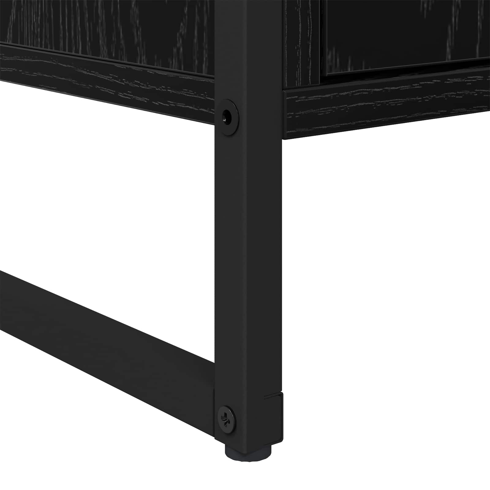 Kreveta 2 pcs Crni hrast 81 x 36 x 150.5 cm Konstruirano drvo