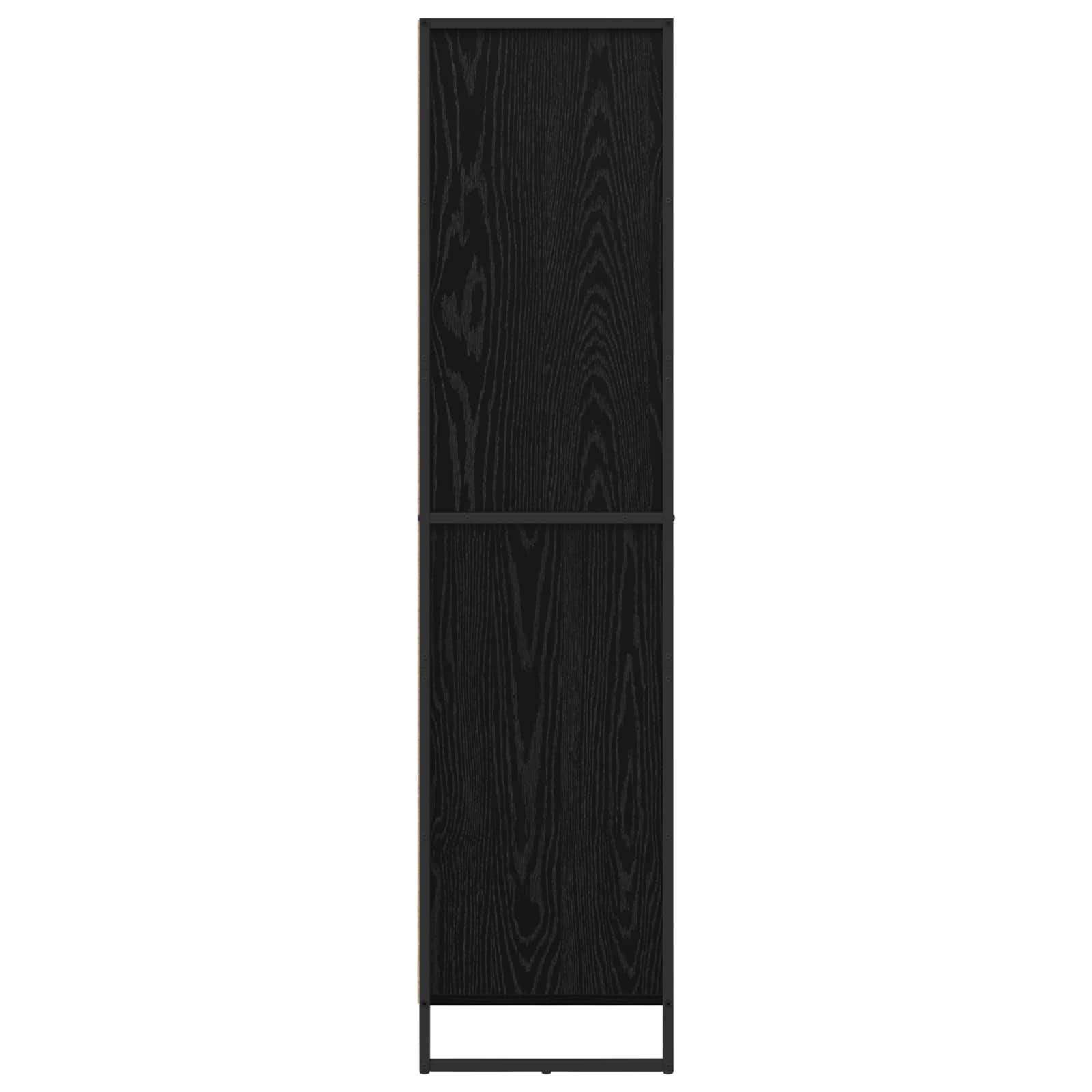 Kreveta 2 pcs Crni hrast 81 x 36 x 150.5 cm Konstruirano drvo
