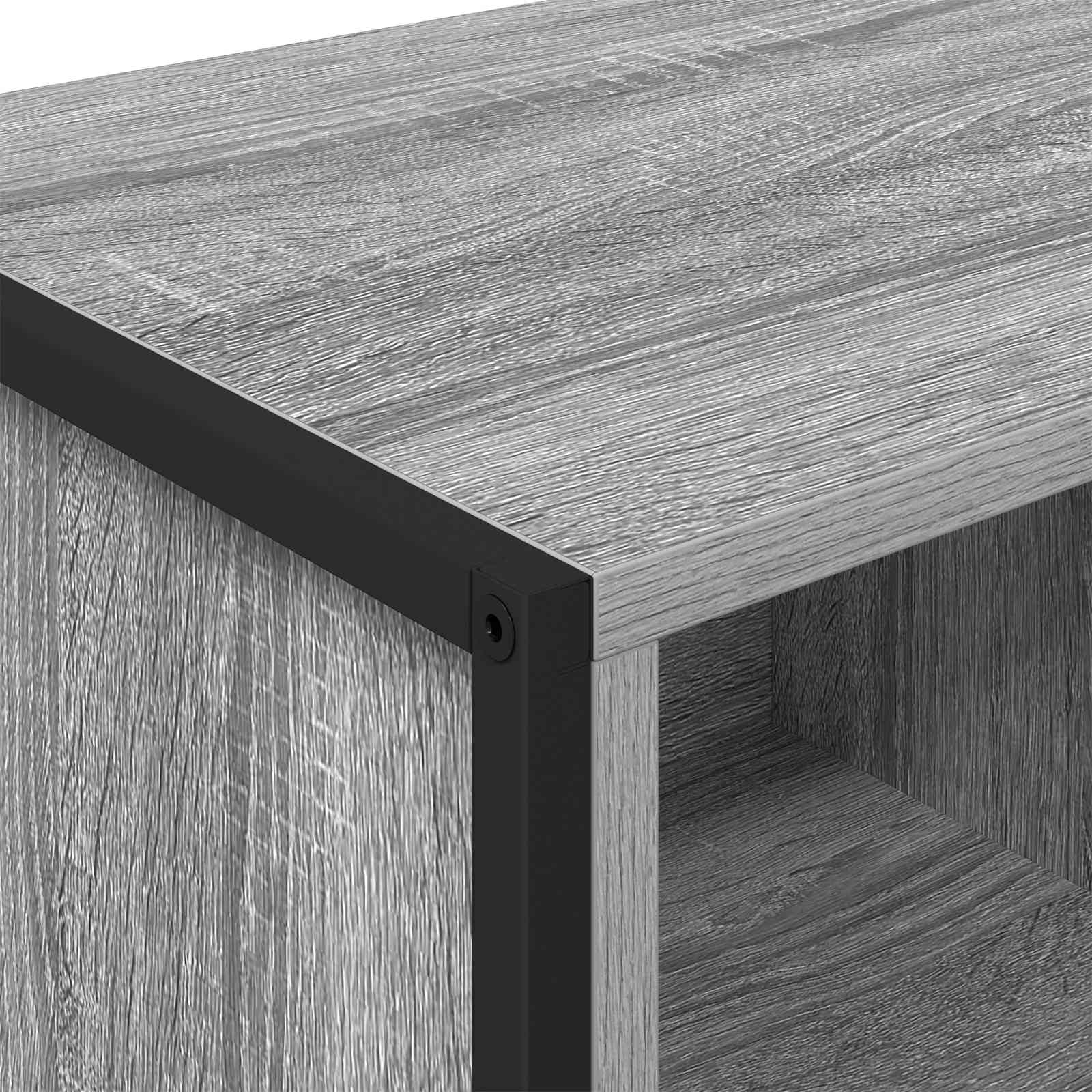 Kreveta 2 pcs Siva Sonoma 81 x 36 x 150.5 cm Konstruirano drvo
