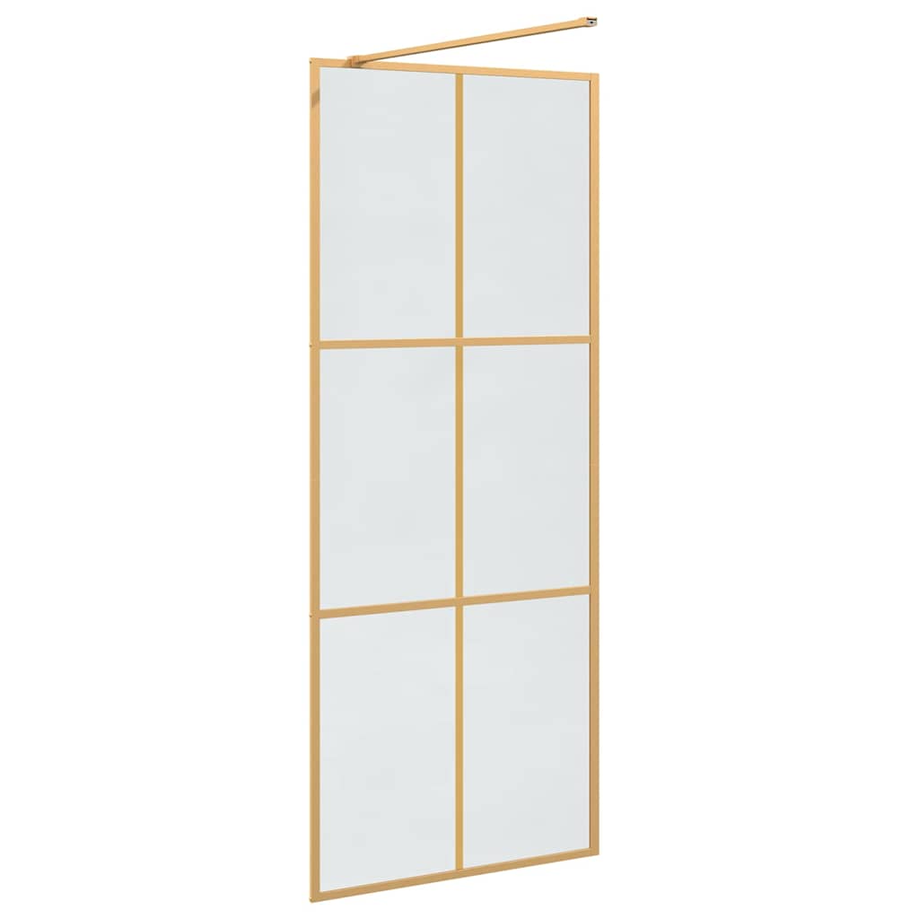 Zid za walk-in tuš Zlatno 80 x 195 cm Staklo otporno na udarce