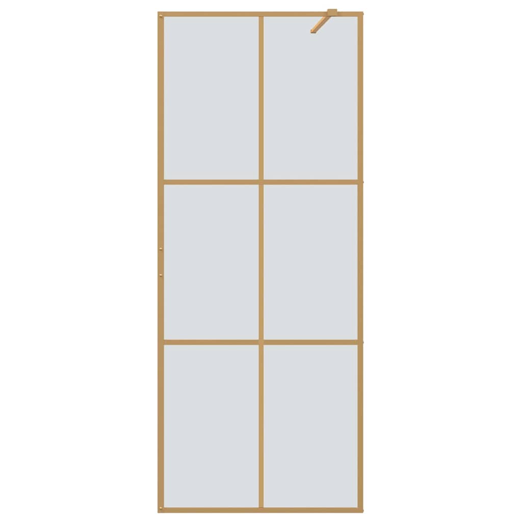 Zid za walk-in tuš Zlatno 80 x 195 cm Staklo otporno na udarce
