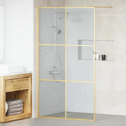 Zid za walk-in tuš Zlatno 115 x 195 cm Staklo otporno na udarce