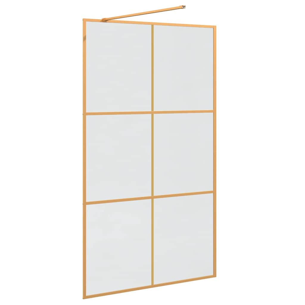 Zid za walk-in tuš Zlatno 115 x 195 cm Staklo otporno na udarce