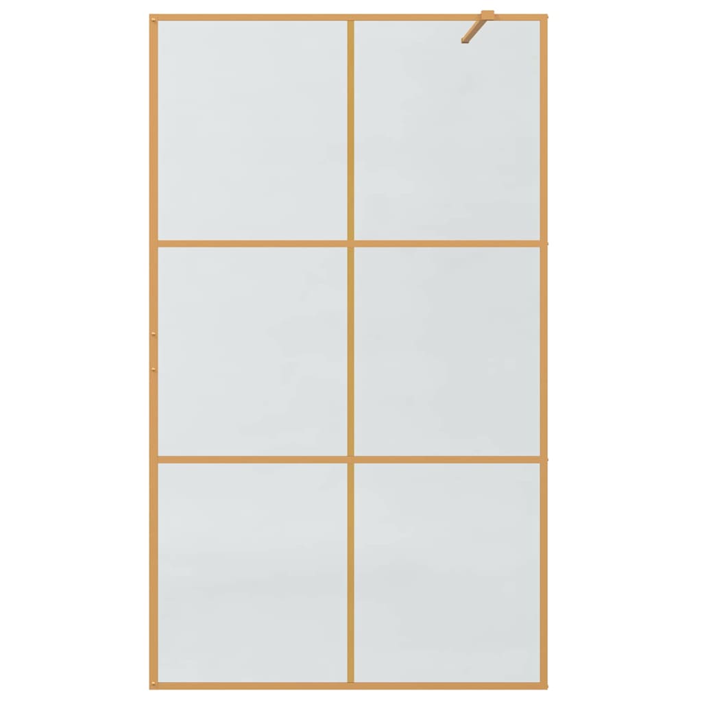 Zid za walk-in tuš Zlatno 115 x 195 cm Staklo otporno na udarce